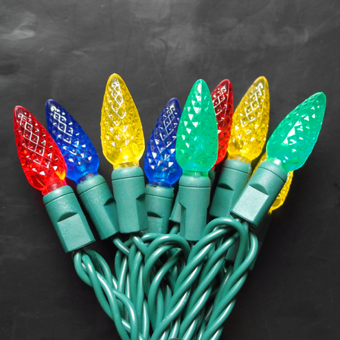 Multi Color 5M 50L C6 LED String Lights Non-removable Bulb IP65 Outdoor waterproof Multi Color 5M 50L C6 LED String Lights Non-removable Bulb IP65 Outdoor waterproof