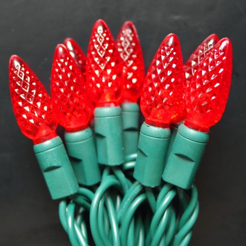 Red 5M 50L C6 LED String Lights Non-removable Bulb IP65 Outdoor waterproof Red 5M 50L C6 LED String Lights Non-removable Bulb IP65 Outdoor waterproof