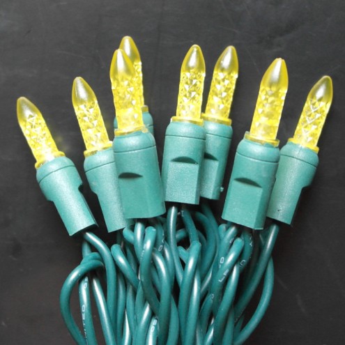 Yellow 7M 70L M5 LED String Lights Non-removable Bulb IP65 Outdoor waterproof Yellow 7M 70L M5 LED String Lights Non-removable Bulb IP65 Outdoor waterproof