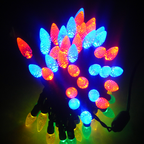 Multi Color 10M 100L C6 LED String Lights Non-removable Bulb IP65 Outdoor waterproof Multi Color 10M 100L C6 LED String Lights Non-removable Bulb IP65 Outdoor waterproof
