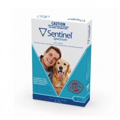 SENTINEL SPECTRUM FOR LARGE DOGS 22-45KG SENTINEL SPECTRUM FOR LARGE DOGS 22-45KG